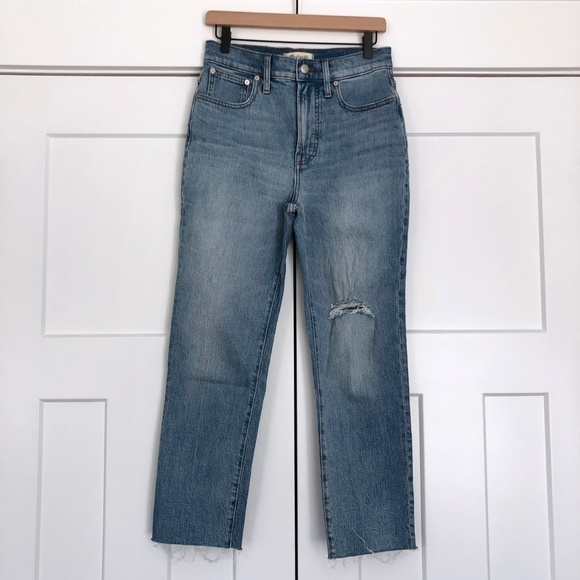 Madewell The Perfect Vintage Crop Jean in Rosabelle Wash Comfort Stretch Edition - Picture 5 of 16